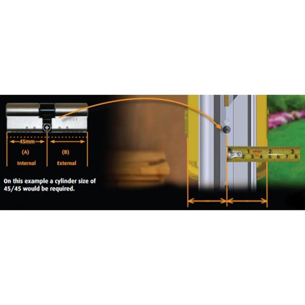 Avocet ABS High Security Euro Cylinder - Anti Snap Lock - TS007 3 Star (Keyed Alike) – Anti Snap – uPVC & Composite Doors - Image 3