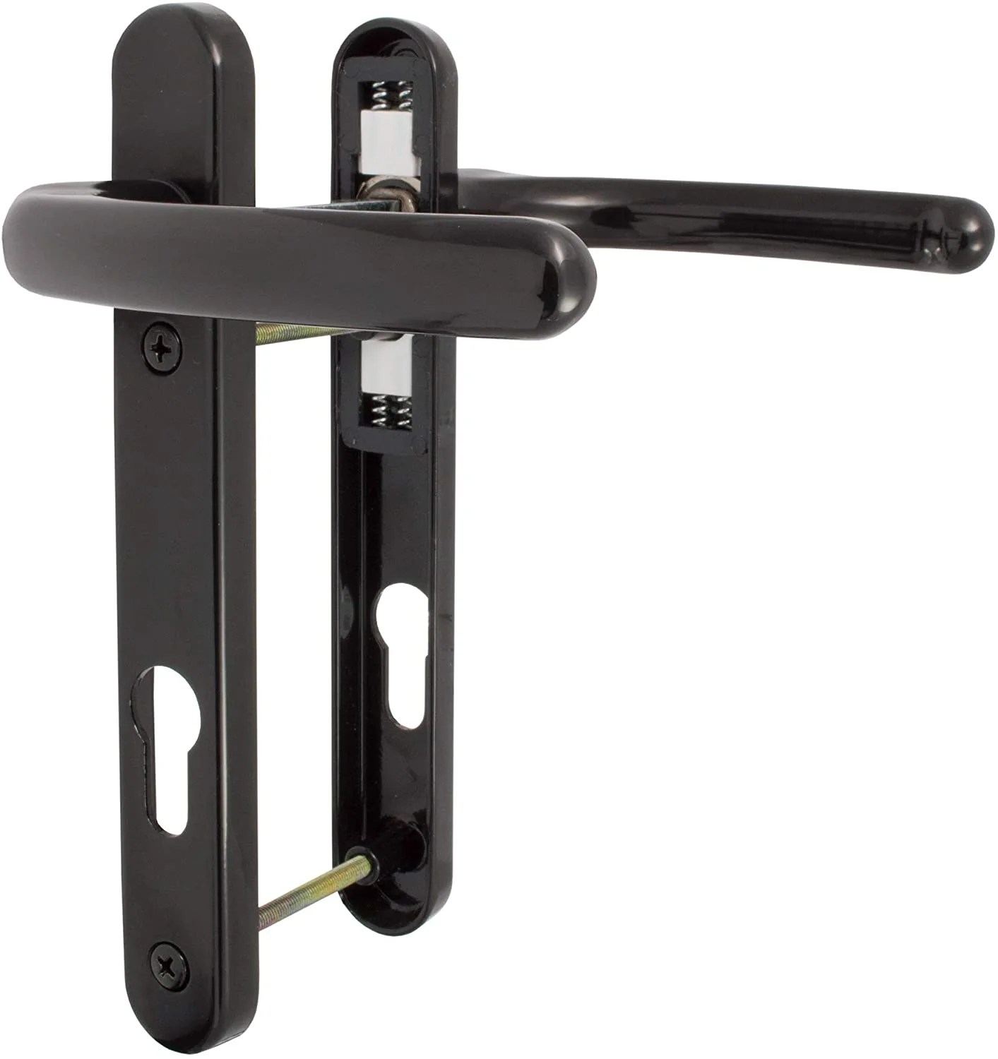 Fab & Fix Windsor uPVC Door Handle – Black – 92mm PZ – 122mm Screws