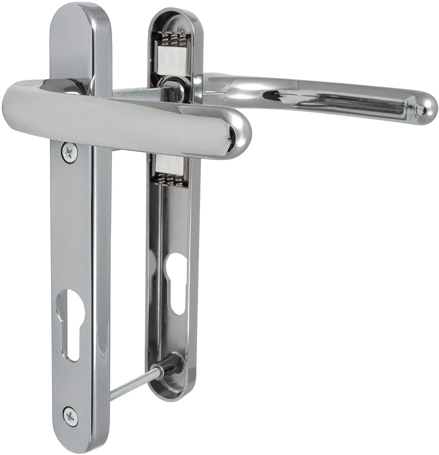 Fab & Fix Windsor uPVC Door Handle – Chrome – 92mm PZ – 122mm Screws