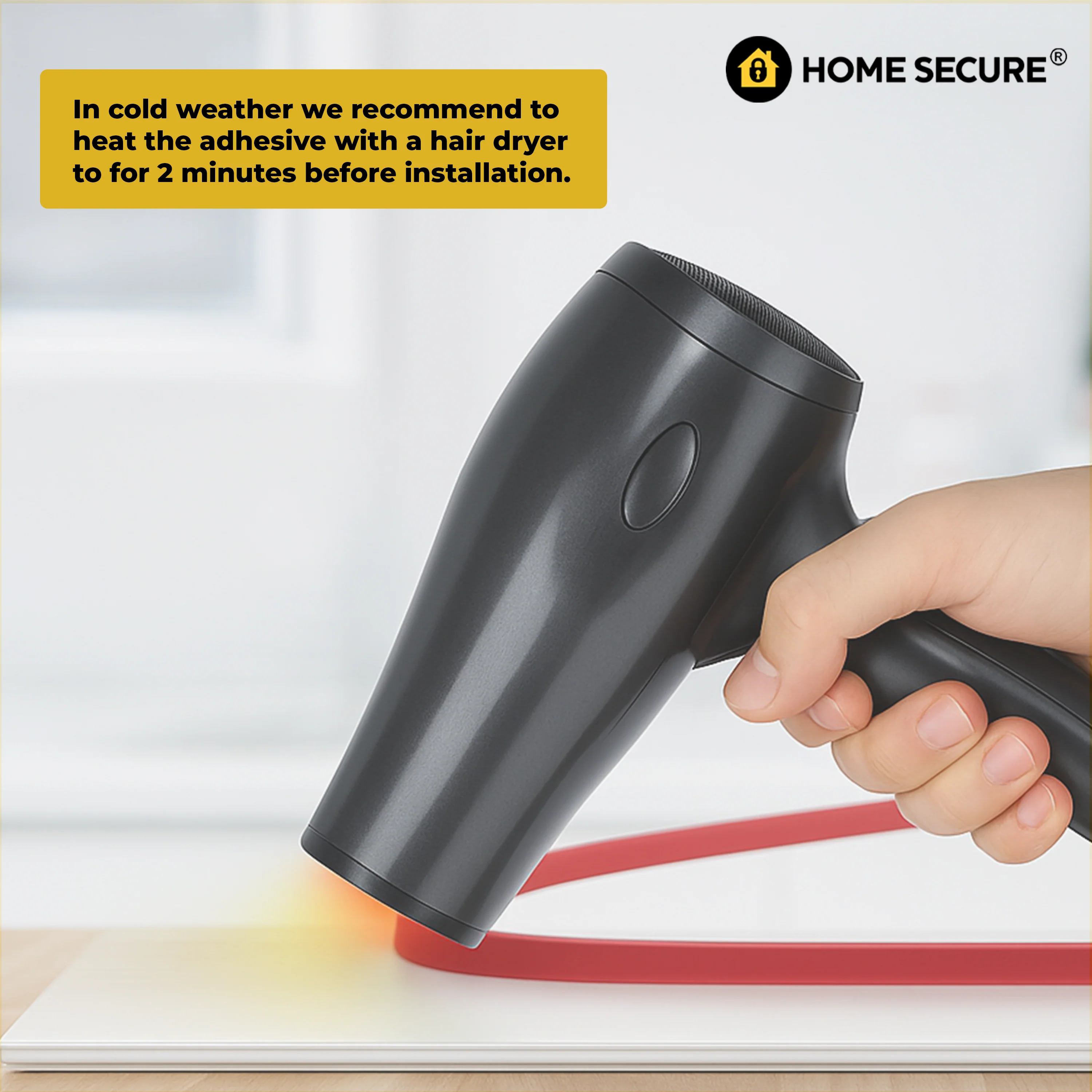 Door Draught Excluder | Home Secure™ Bottom Door Seal - Image 5