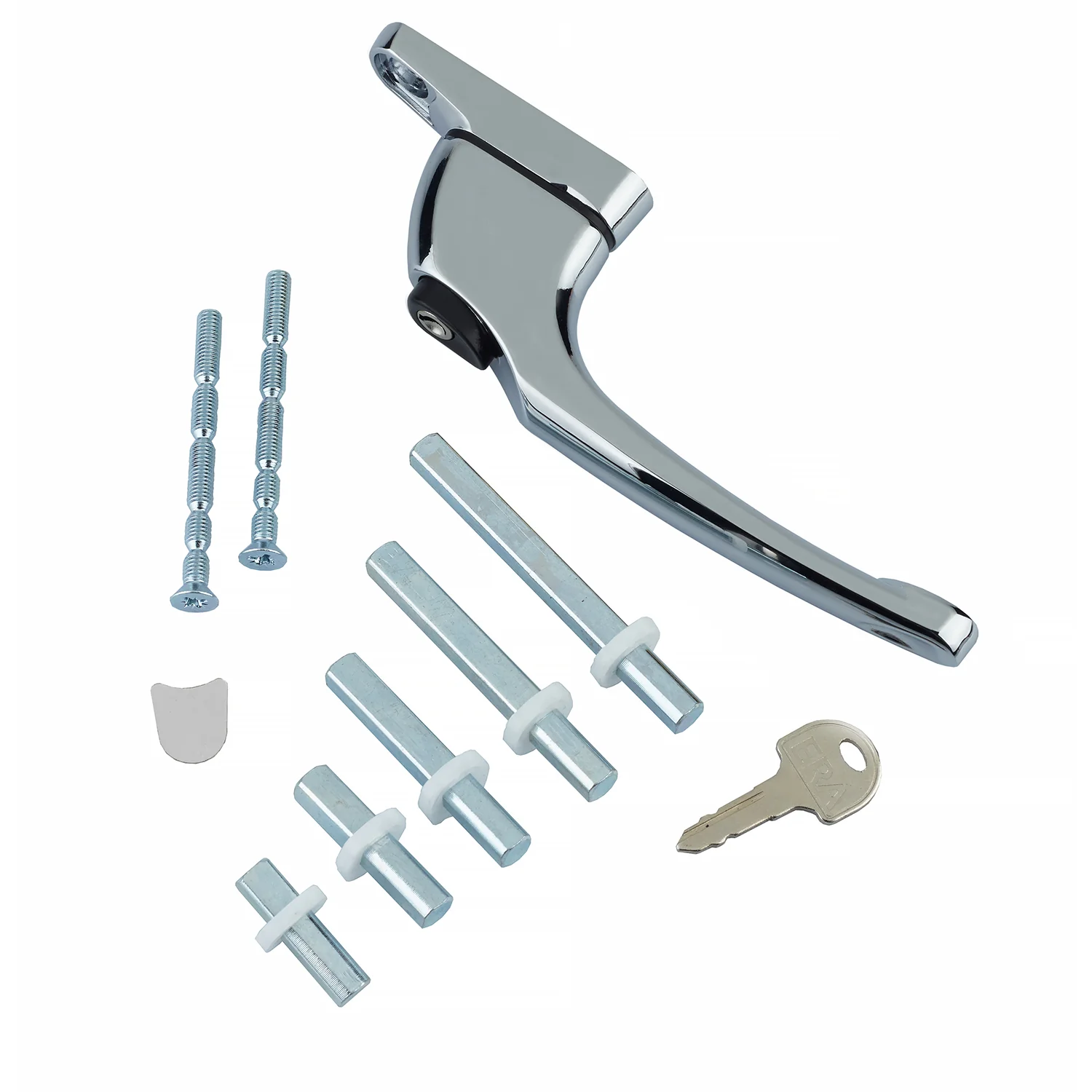 Universal Window Handles - Maxim Multi-Spindle Inline - White, Chrome, Gold – Replacement Window Handle - Image 5
