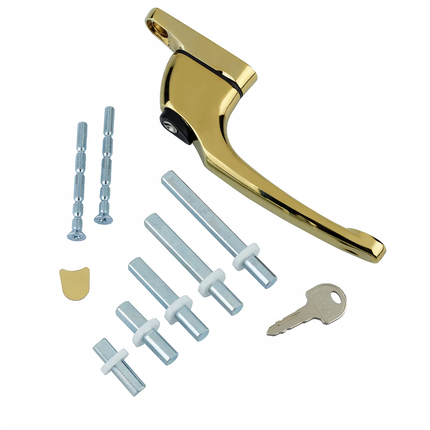 Universal Window Handles - Maxim Multi-Spindle Inline - White, Chrome, Gold – Replacement Window Handle - Image 6