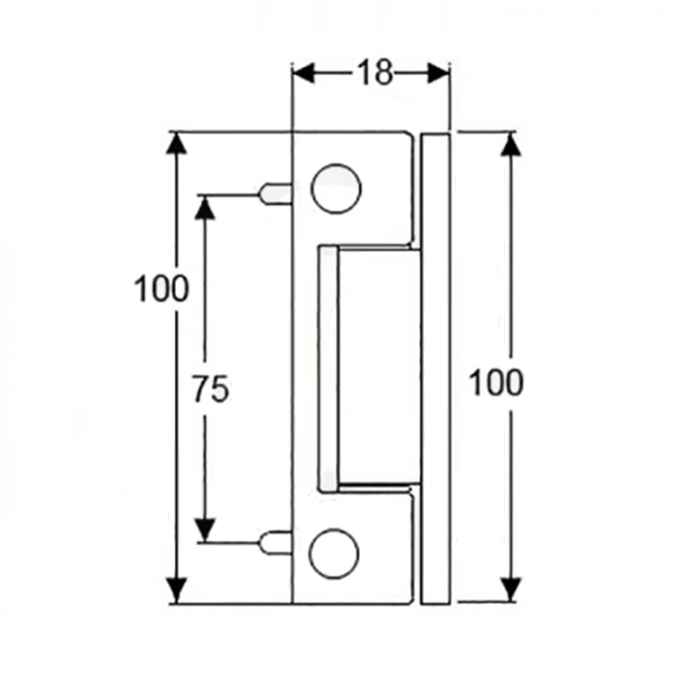 UPVC Butt Door Hinge 100mm – Replacement uPVC Door Hinge - Image 3