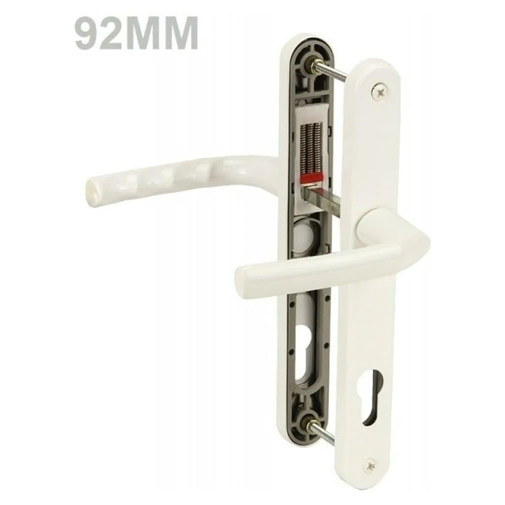 Hoppe D01 uPVC Door Handle – Lever Lever White – 92mm PZ