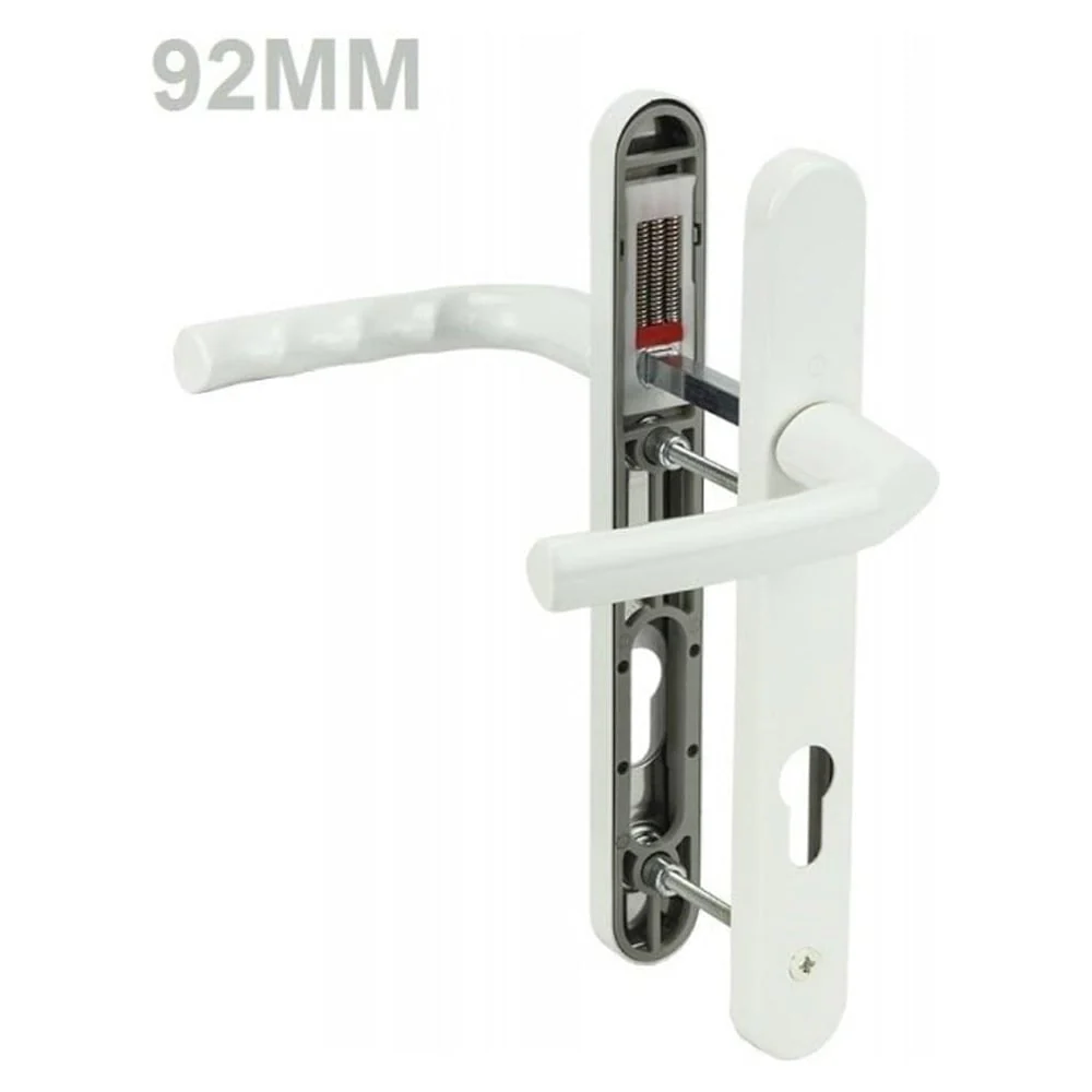 Hoppe D13 uPVC Door Handle – Lever Lever White – 92mm PZ