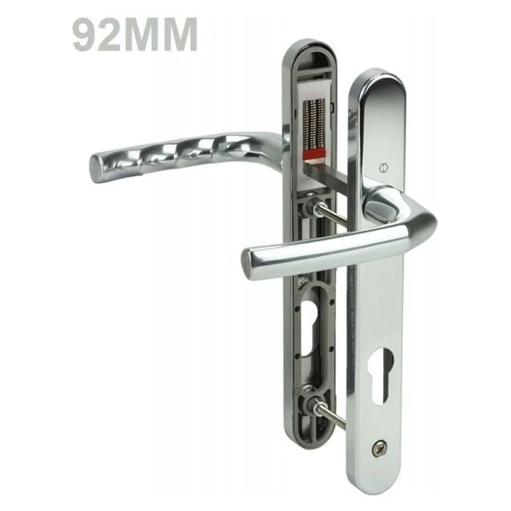 Hoppe D17 uPVC Door Handle – Lever Lever Chrome – 92mm PZ