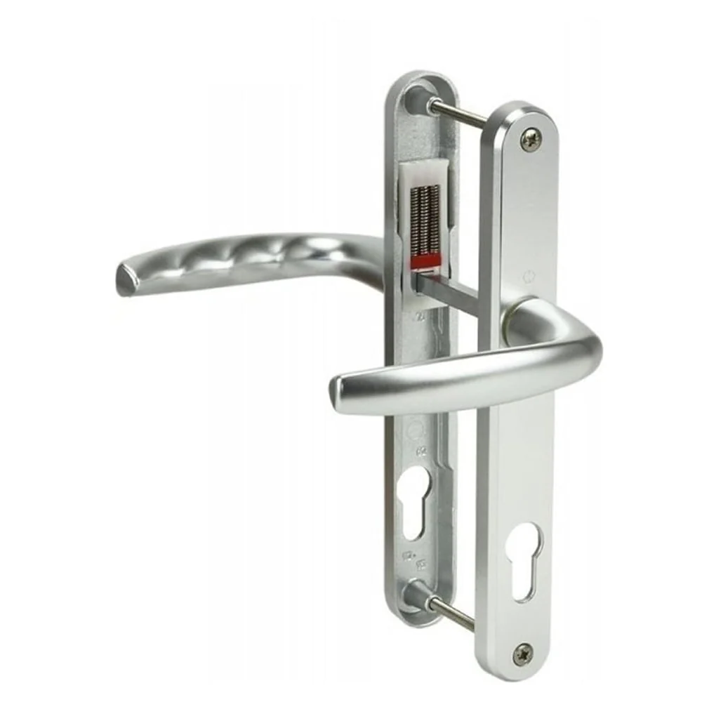Hoppe D27 uPVC Door Handle – Lever Lever Silver – 92mm PZ
