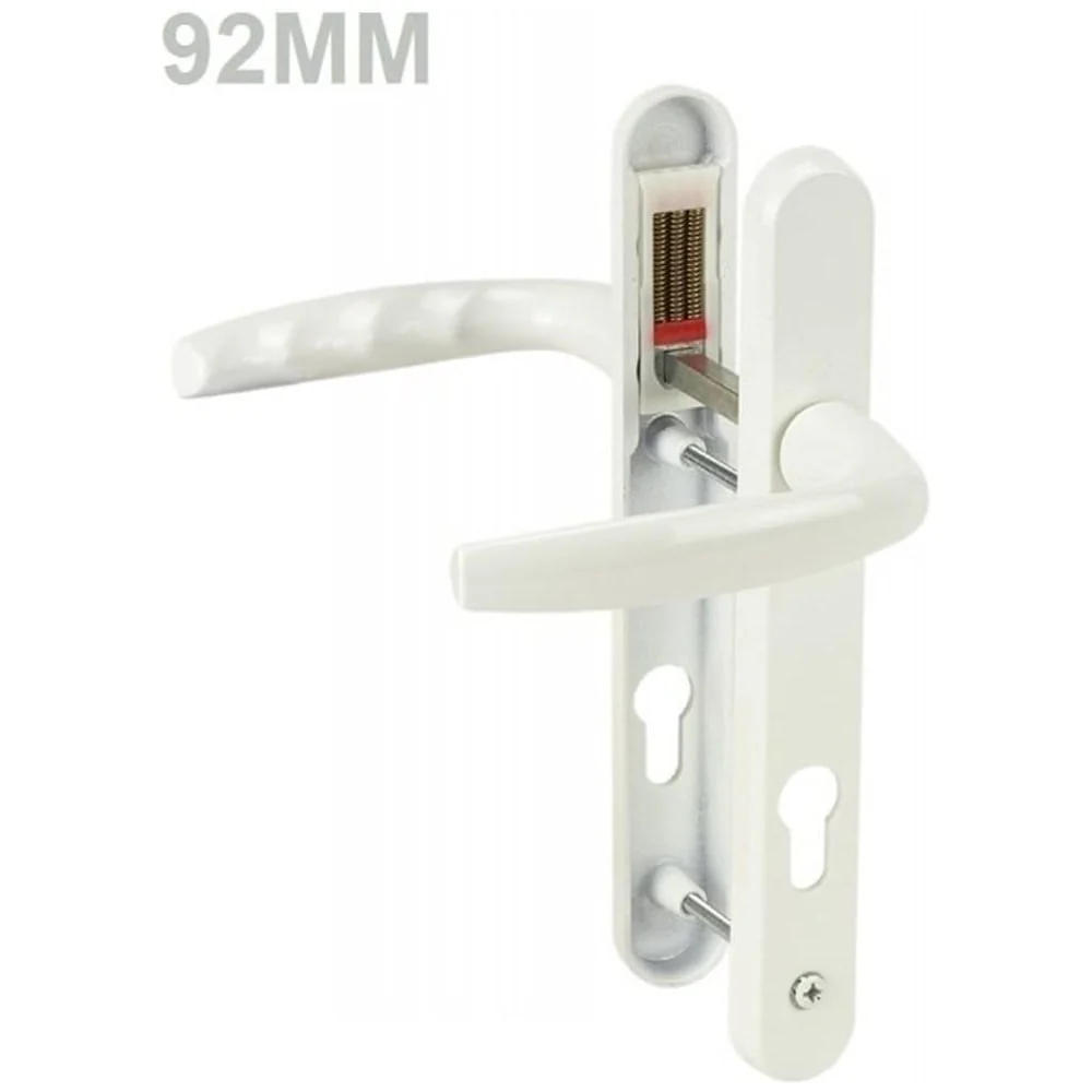 Hoppe D37 uPVC Door Handle – Lever Lever White – 92mm PZ
