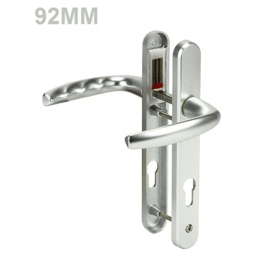 Hoppe D39 uPVC Door Handle – Lever Lever Silver – 92mm PZ