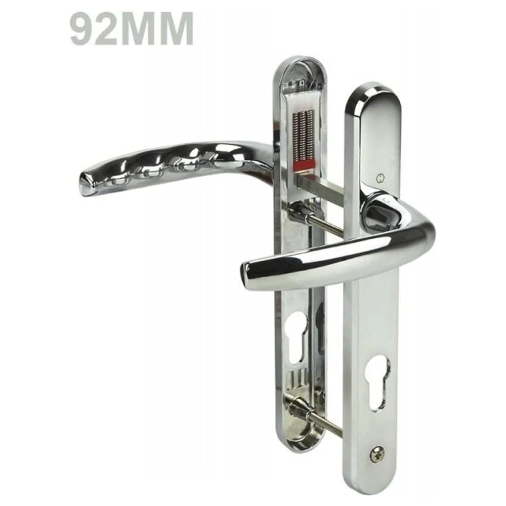 Hoppe D41 uPVC Door Handle – Lever Lever Chrome – 92mm PZ