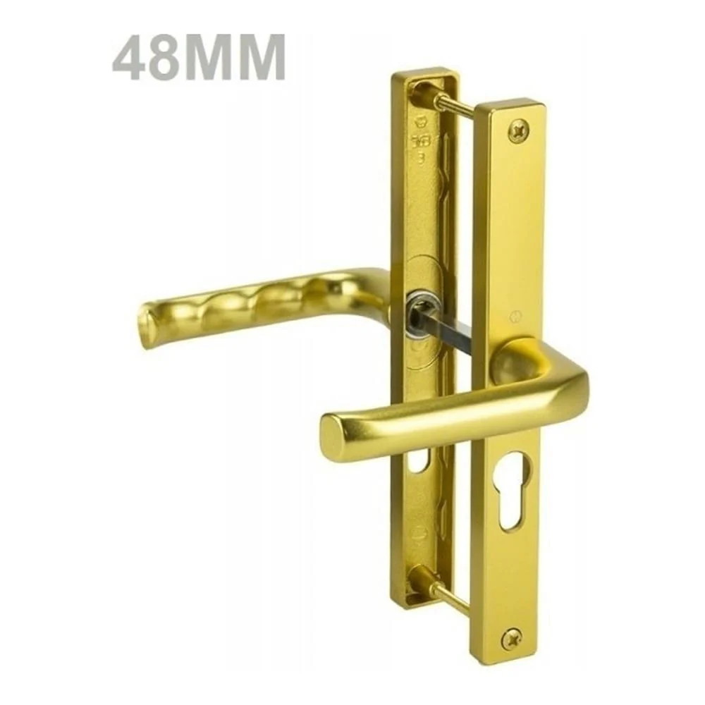 Hoppe D50 uPVC Door Handle – Lever Lever Gold – 92mm PZ