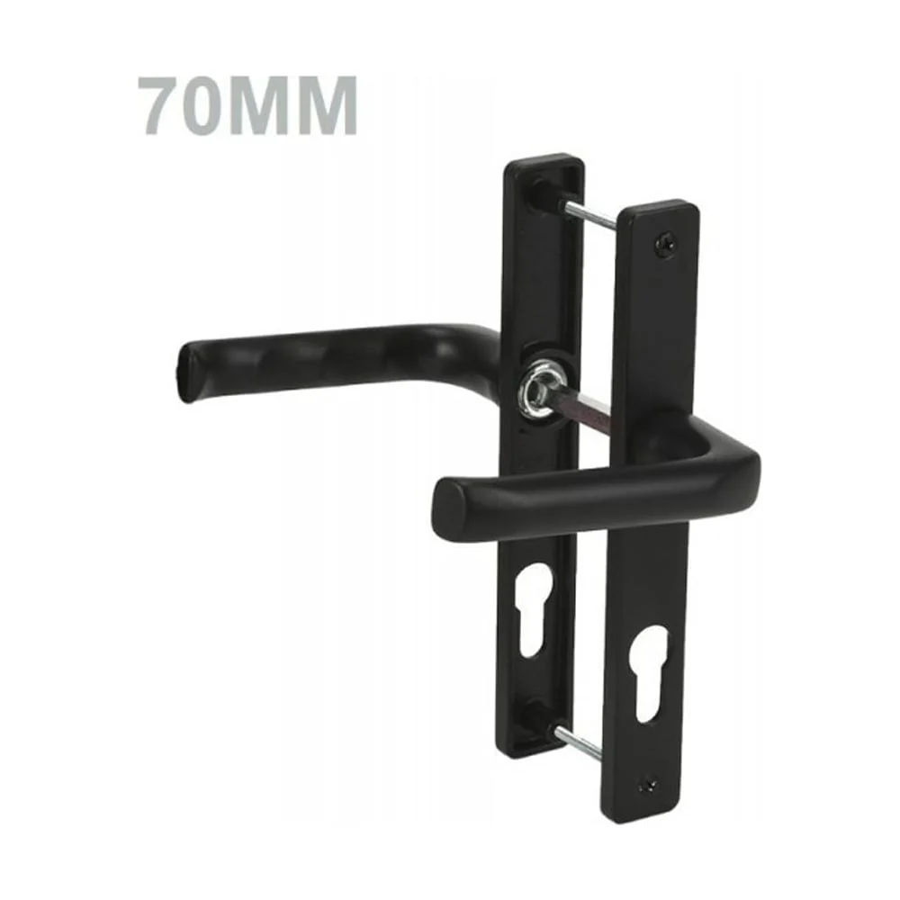 Hoppe D60 uPVC Door Handle – Lever Lever Black – 92mm PZ