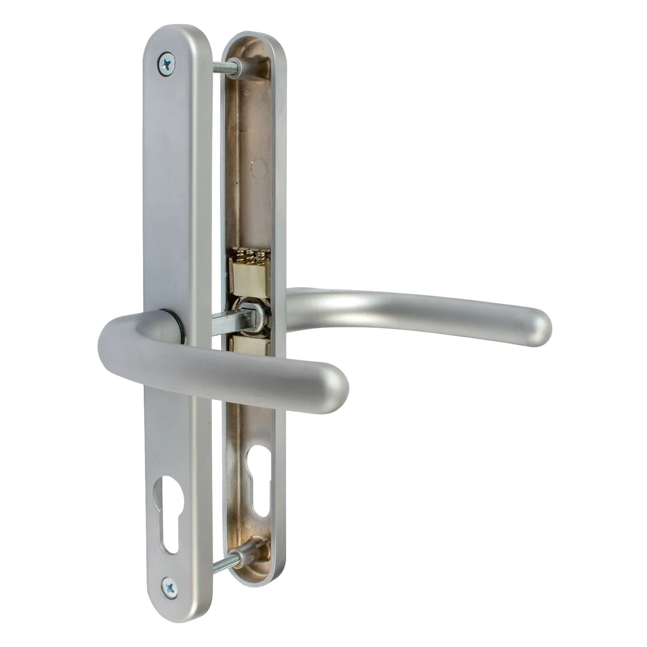 Fullex 68mm uPVC Door Handle – Lever Lever Silver – 68mm PZ