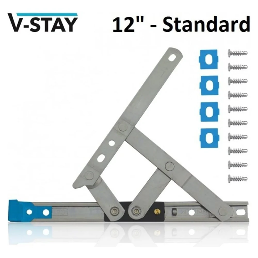 VERSA Retro-fit uPVC Window Hinge Friction Stays (One Pair) - 12" – Replacement uPVC Window Hinge