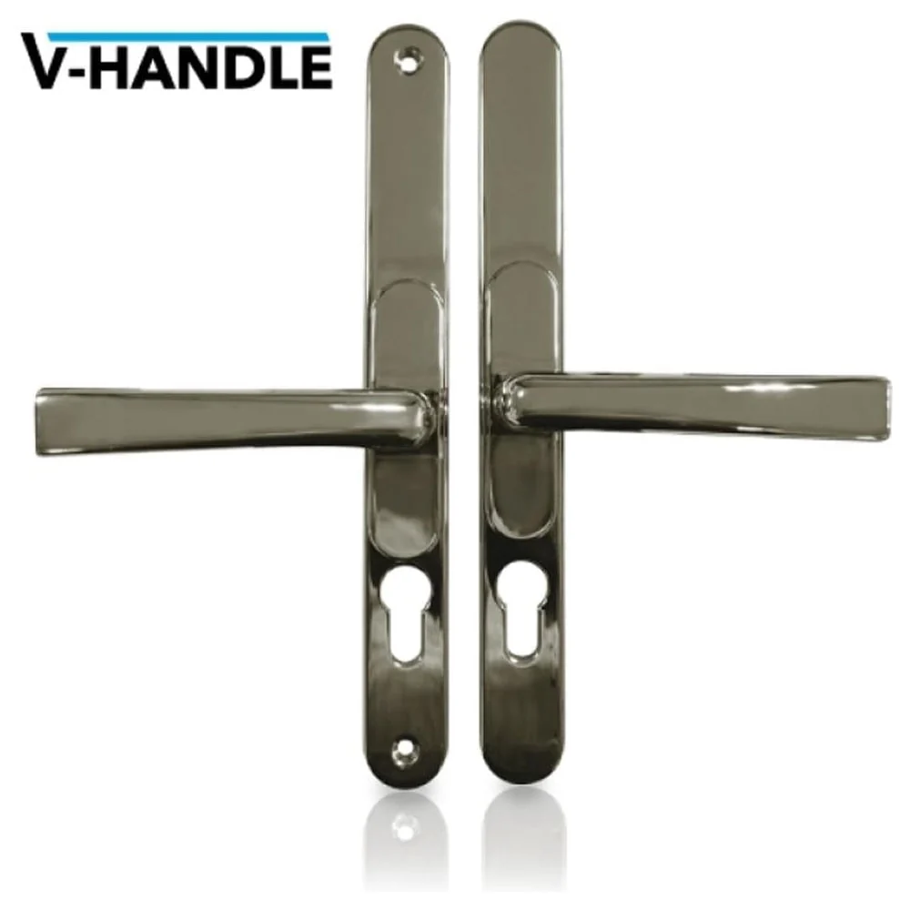 VERSA Universal uPVC Door Handle – Adjustable PZ – Polished Chrome – Fits Most uPVC Doors