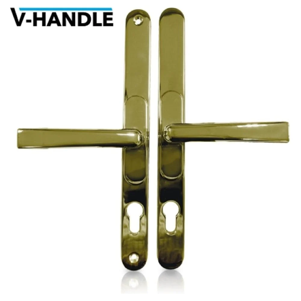 VERSA Universal uPVC Door Handle – Adjustable PZ – PVD Gold – Fits Most uPVC Doors