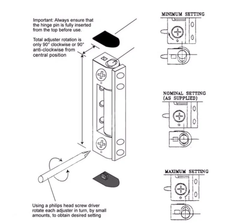Yale Neon UPVC Rebated Butt Door Hinge - White – Replacement uPVC Door Hinge - Image 3